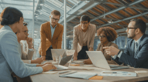 groupe entrepreneurs collaboration