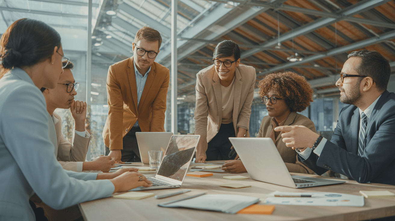 groupe entrepreneurs collaboration